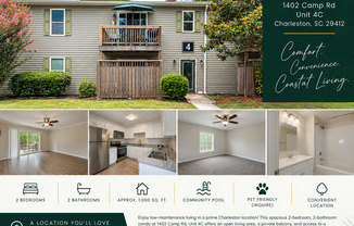 COASTAL CONVENIENCE IN THE HEART OF JAMES ISLAND