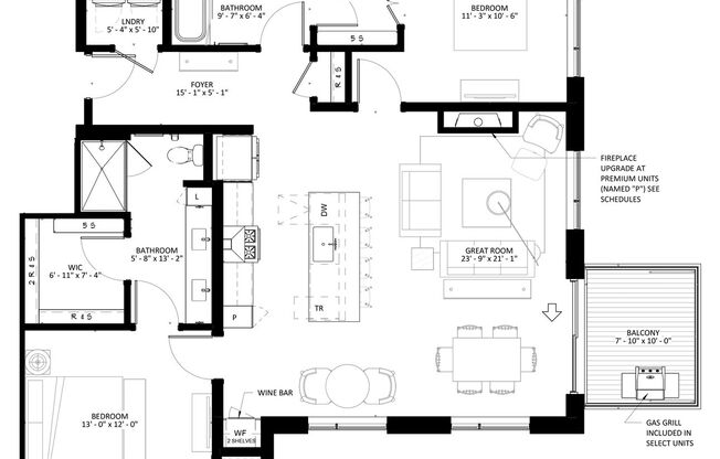 2 beds, 2 baths, 1,380 sqft, $3,095, Unit 158