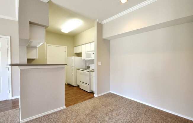 New Counter Tops and Cabinets at Stoneleigh on Cartwright Apartments, J Street Property Services, Mesquite,Texas