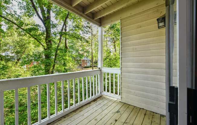 take in the view from the front porch