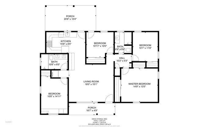 4 beds, 2 baths, $6,850, Unit 5228 East Falls View Dr