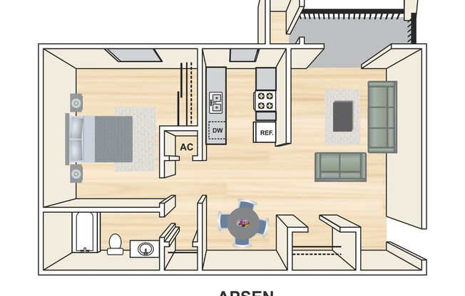 1 bed, 1 bath, 720 sqft, $1,151