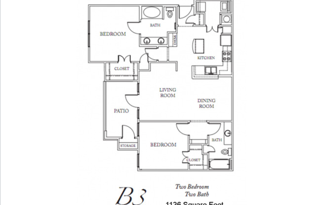 2 beds, 2 baths, 1,136 sqft, $2,019, Unit 11303