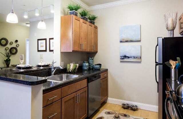 Kitchen Model at the Apartments in Weymouth