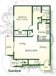 1 bed, 1 bath, 790 sqft, $1,185