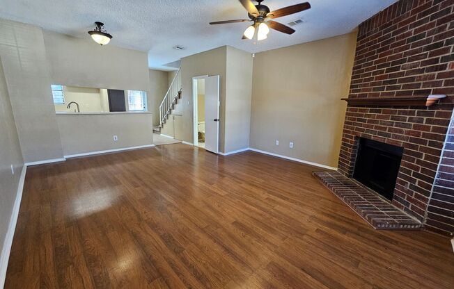 Stunning two-level, two-bedroom, one-and-a-half-bathroom townhome