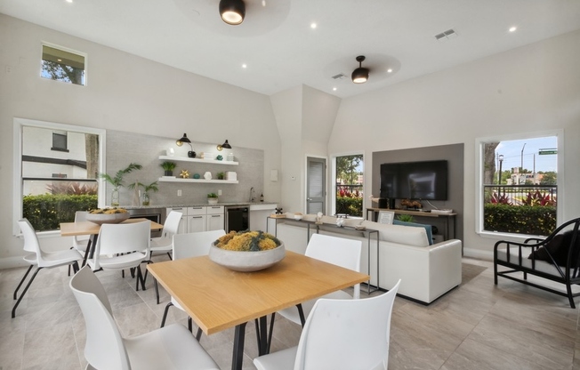 Clubhouse dining room