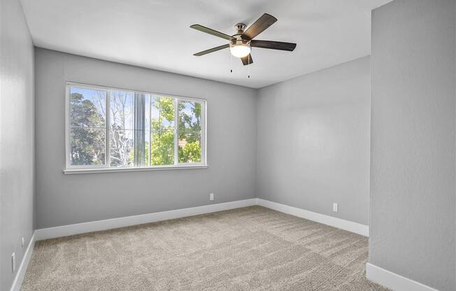 Beautiful Bright Bedroom With Wide Windows at Peninsula Pines Apartments, South San Francisco, CA