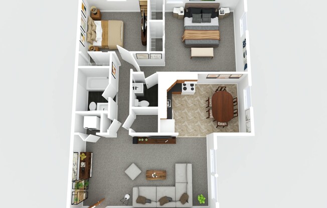 2 beds, 1 bath, 975 sqft, $1,695