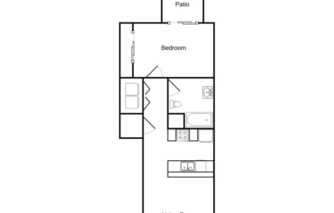 1 bed, 1 bath, 702 sqft, $1,150