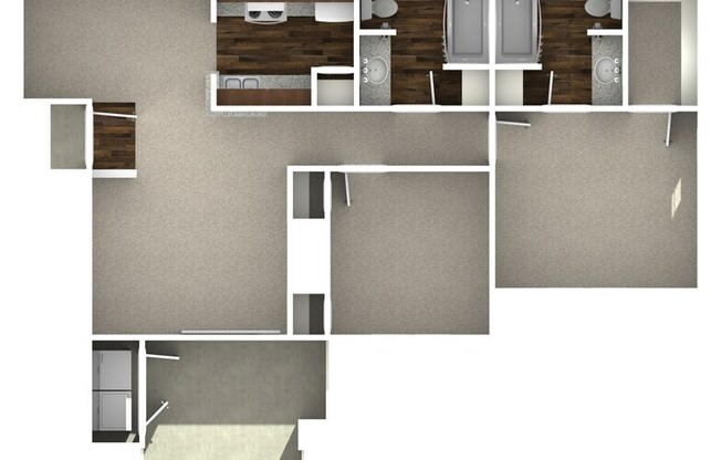 2 beds, 2 baths, 850 sqft, $1,179