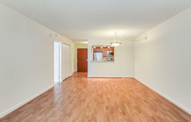 Renovated apartment living area  at Lenox Park, Silver Spring