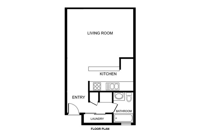 Studio, 1 bath, 599 sqft, $1,595, Unit 045#37