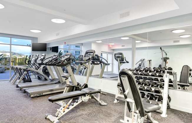 gym at Parc One, Santee, 92071