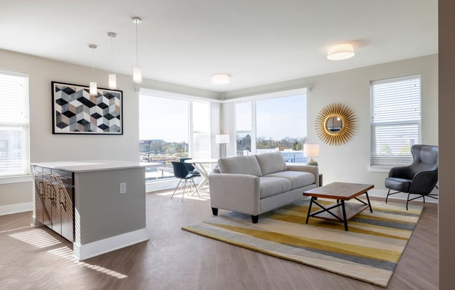 Living Room at Woodmore Apartments, Bowie, 20706