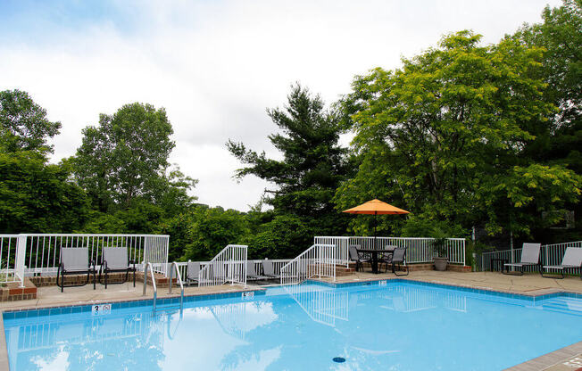 Swimming Pool at Eagle Ridge Apartments in Monroeville
