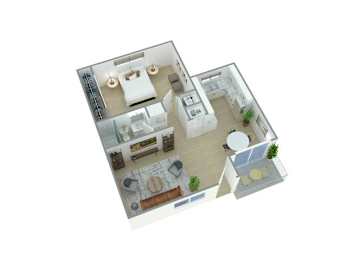 1 bed, 1 bath, 700 sqft, $1,964
