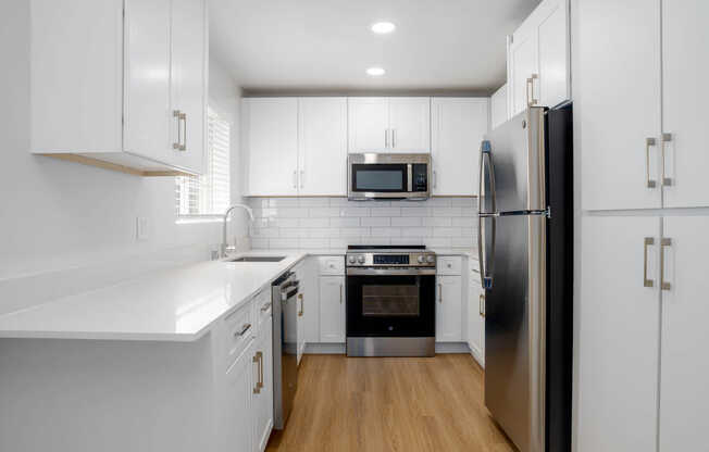 Kitchen with Stainless Steel Appliances