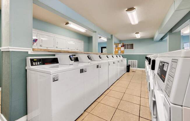 Laundry facility at Oasis at Bayside Apartments in Largo, FL