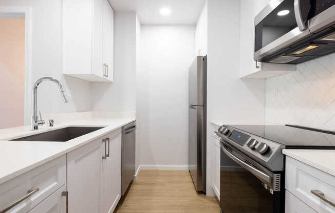 Kitchen with Stainless Steel Appliances
