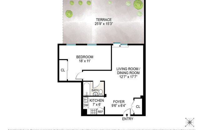 1 bed, 1 bath, $4,375, Unit 2B