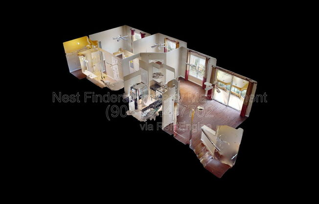 2 beds, 1 bath, 973 sqft, $1,550, Unit 1322