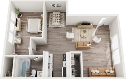 1 bed, 1 bath, 650 sqft, $1,415