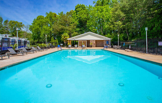 Pool at West Pointe Apartments, Burlington, NC