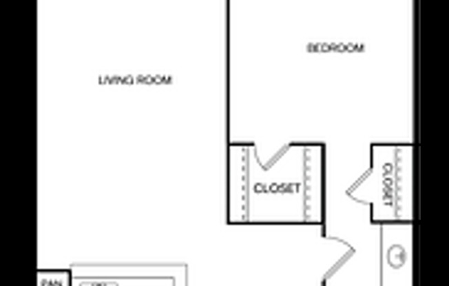 1 bed, 1 bath, 672 sqft, $790, Unit 2309