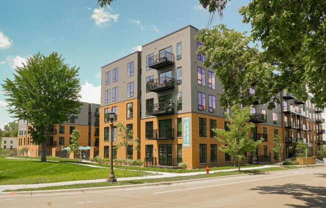 Property Exterior at The Hill Apartments, Saint Paul, Minnesota