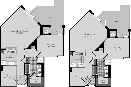 1 bed, 1 bath, 957 sqft, $3,700