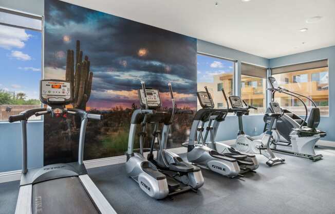 Fitness center with cardio equipment | Pima Canyon