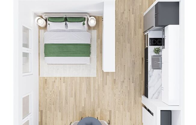 Studio, 1 bath, 460 sqft, $1,499, Unit Unit 510