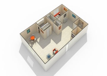 1 bed, 1 bath, 800 sqft, $1,505
