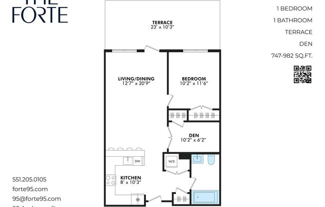 1 bed, 1 bath, 887 sqft, $3,849, Unit APT. 309