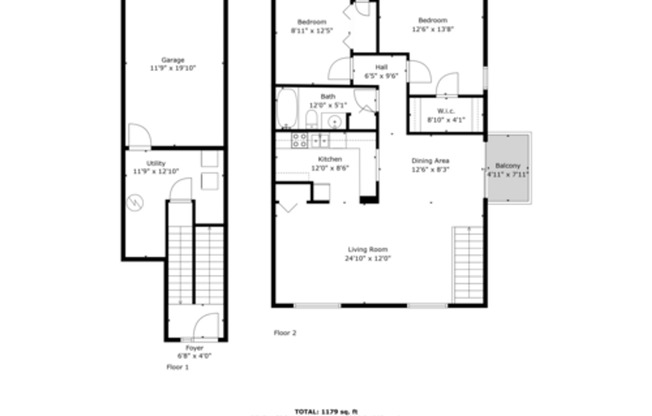 2 beds, 1 bath, 1,179 sqft, $1,925, Unit 315
