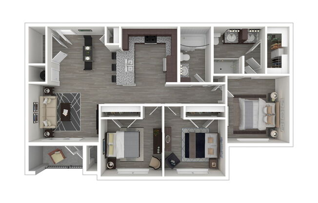 3 beds, 2 baths, 1,157 sqft, $1,729