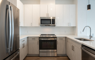 Kitchen with Stainless Steel Appliances