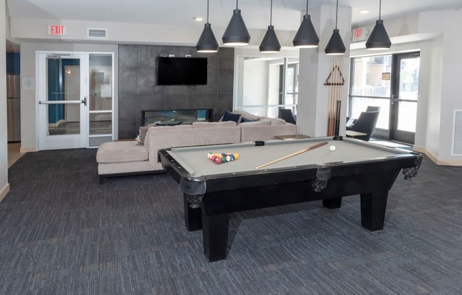 Billiards and Lounge Area  at The Axis, Minnesota, 55441