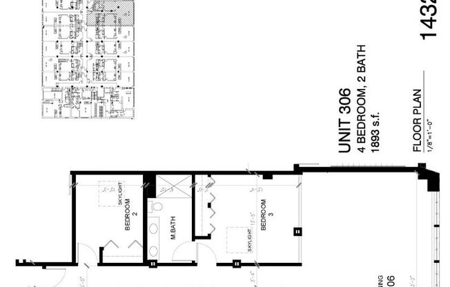 4 beds, 2 baths, 1,900 sqft, $3,695, Unit 1432-306