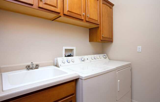 Laurel East End Apartments in Golden Valley, MN photo of washer and dryer in the unit