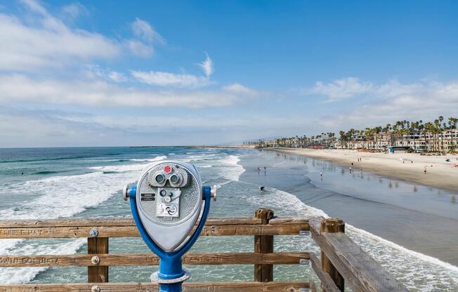 Take in sweeping views and classic charm at the iconic Oceanside Pier.