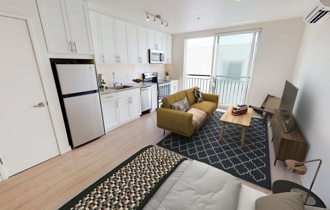 Studio, 1 bath, 370 sqft, $1,945, Unit 309