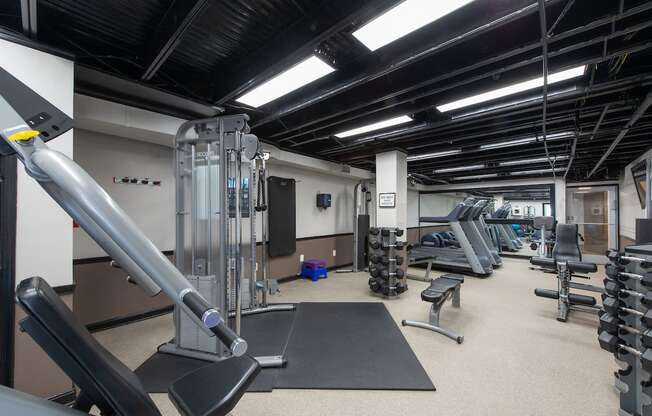 Fully Equipped Fitness Center at Park Georgetown, Arlington, VA