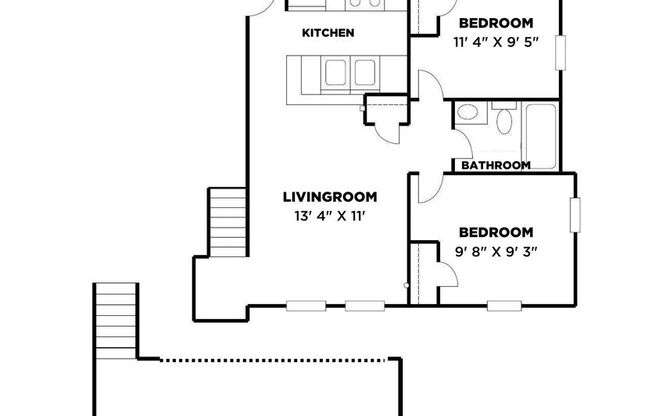 3 beds, 1 bath, $3,250, Unit CV 110-J