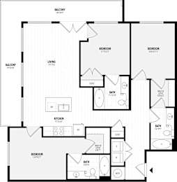 3 beds, 3 baths, 1,482 sqft, $3,218