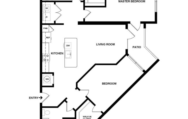 2 beds, 2 baths, 1,137 sqft, $1,943