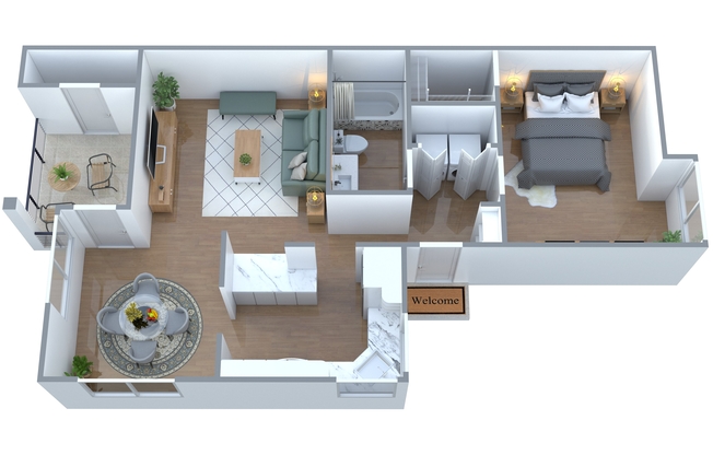 1 bed, 1 bath, 730 sqft, $1,450