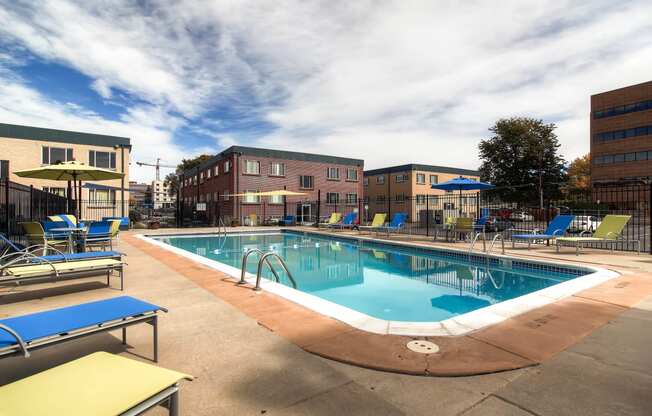 Swimming Pool at Off Broadway Flats