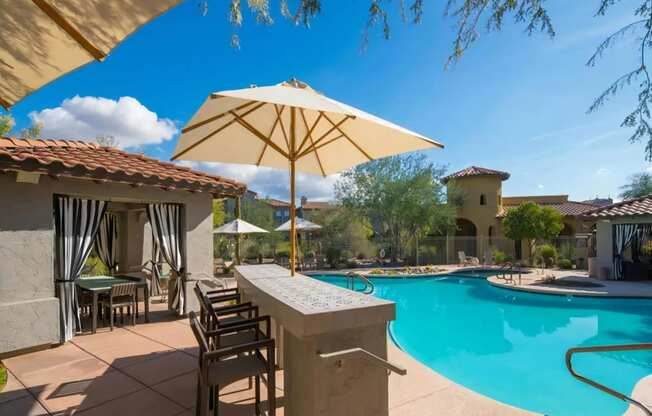 Poolside Bar Seating